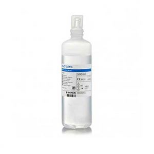 Suero irrigación NACL 0,9% BRAUN 500 ml | Caja 10 unidades