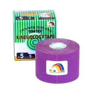 Vendaje neuromuscular kinesiotaping TEMTEX Morado 5 cm x 5 mts