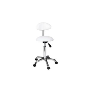 Taburete redondo con respaldo ovalado Fast+