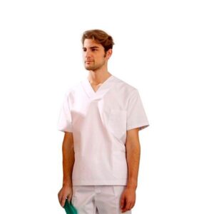 Chaqueta unisex color blanco TALLA L