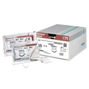 Sutura MONOSYN incolora 3/0 triangular 70 CM. DS24 Caja de 36 unidades