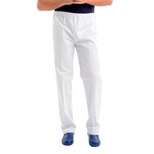 Pantalón unisex color blanco TALLA L