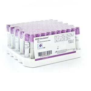 tubo bd vacutainer edta k3 caja 100 uds