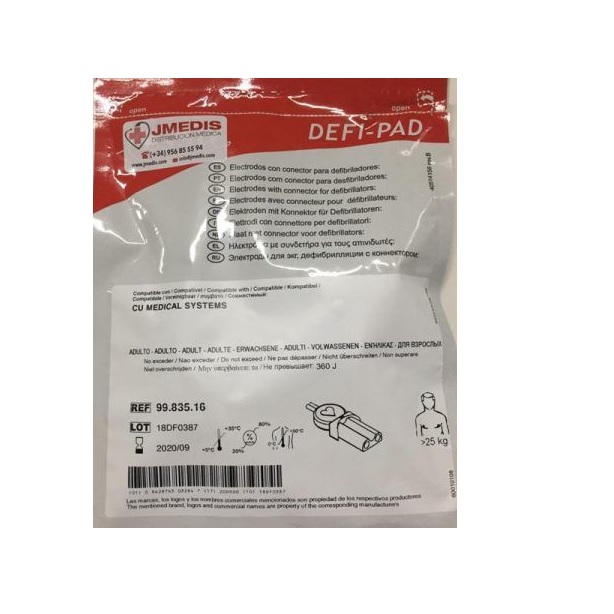 PAD PEDIATRICO DESFIBRILADOR SAVER ONE