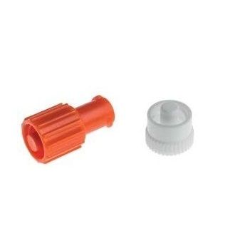 TAPON COMBINADO NARANJA LUER-LOCK - CAJA DE 100 UD