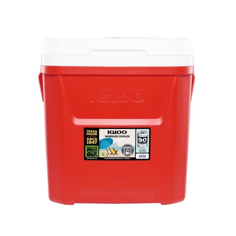 NEVERA RIGIDA CON RUEDAS DE IGLOO LAGUNA ROLLER 60