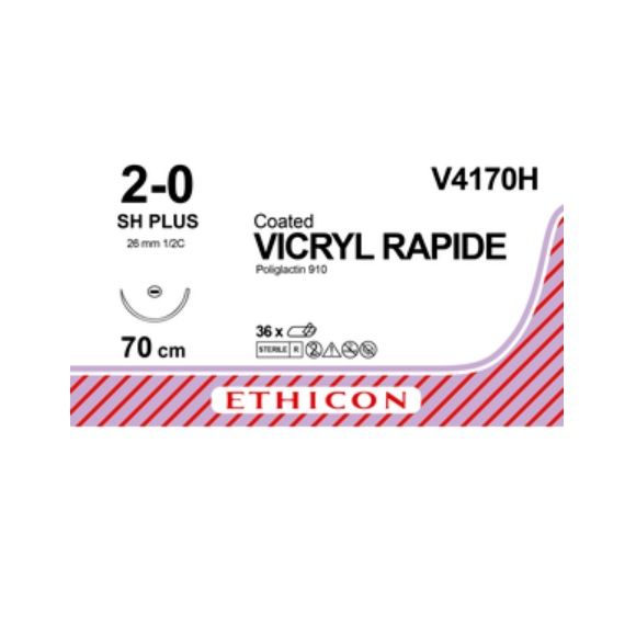 VICRYL RAPID2/0 AG 26MM CIR CAJA 36 UDS