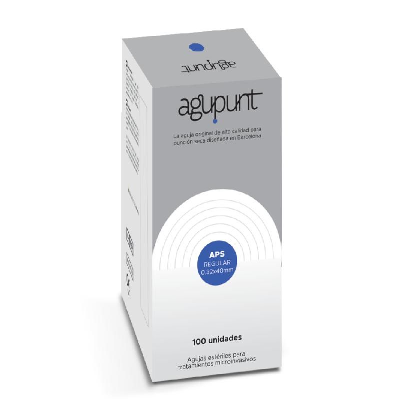 AGUJA PUNCION SECA AGUPUNT 0 32 X 40 CON GUIA CAJA