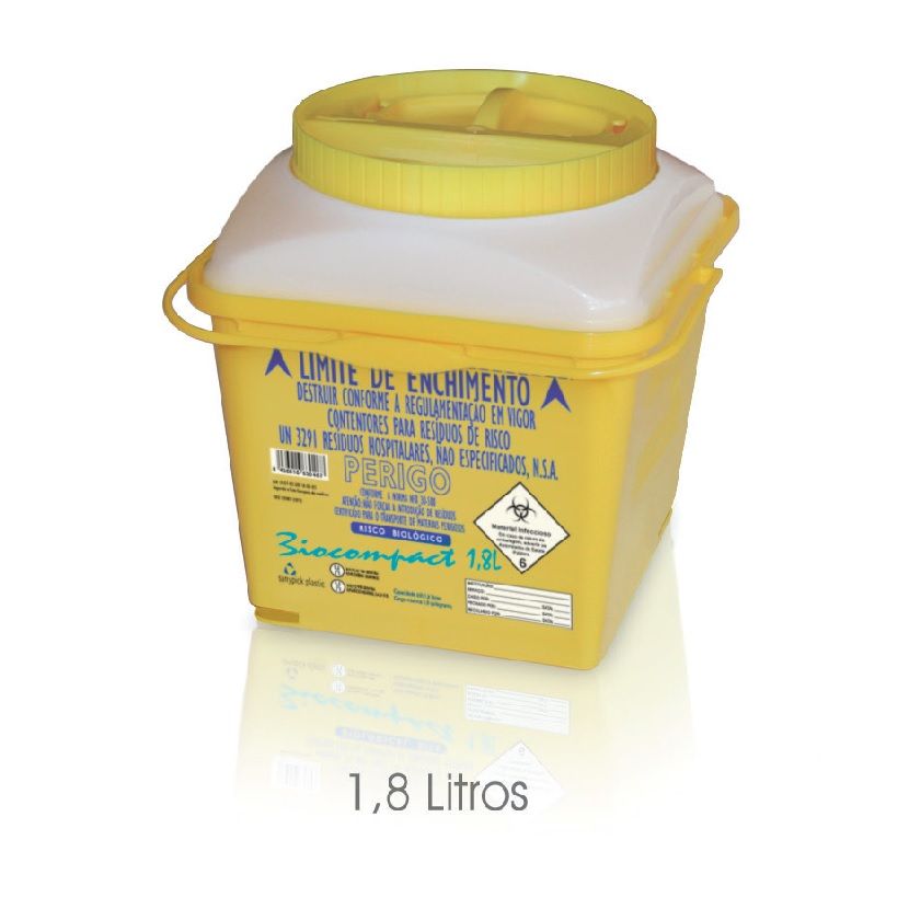 CONTENEDOR DE MATERIAL PUNZANTE DE 1 8 LITROS