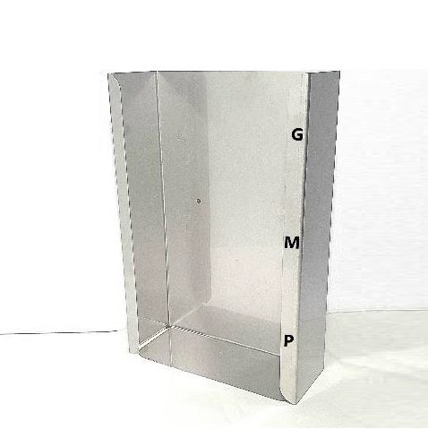 SOPORTE DE PARED PARA 3 CAJAS DE GUANTES DE ACERO