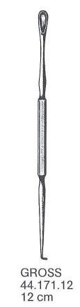 CURETA Y GANCHO GROSS 12 CM