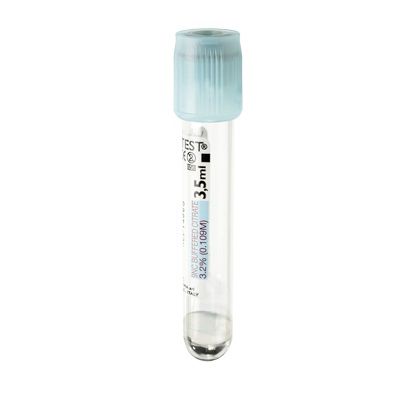 TUBO CITRATO SODICO 3 2 3 5 ML 13 X 75 MM PAQ 100