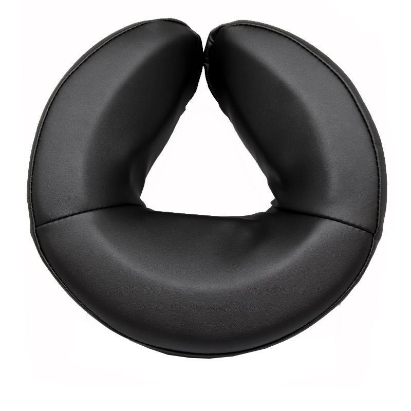 COJIN FACIAL CON TAPIZADO PU EN NEGRO 29 X 29 X 8