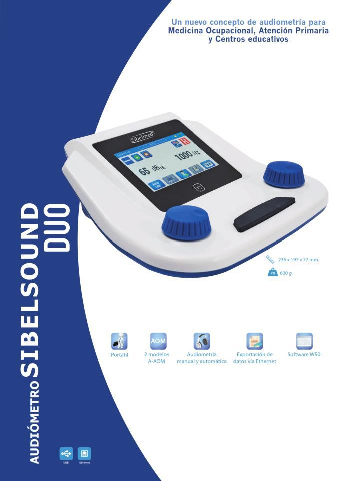 AUDIOMETRO PORTATIL SIBELSOUND DUO A