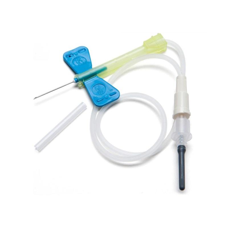 PALOMILLA DE SEGURIDAD 23G AZUL SAFETY LOCK CAJA 5