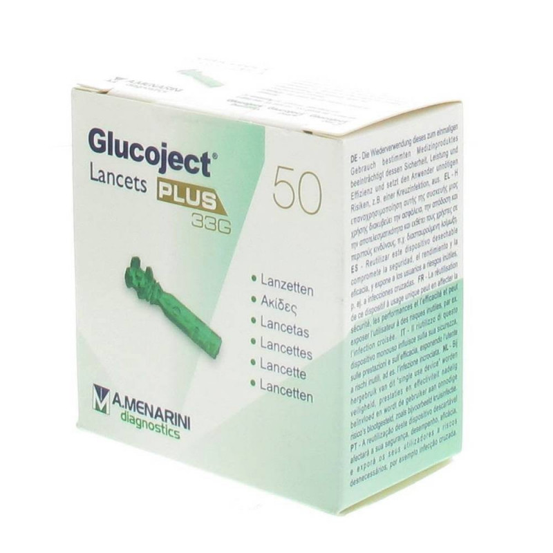 GLUCO LANCET EXTRA 33 G CAJA 50 UDS