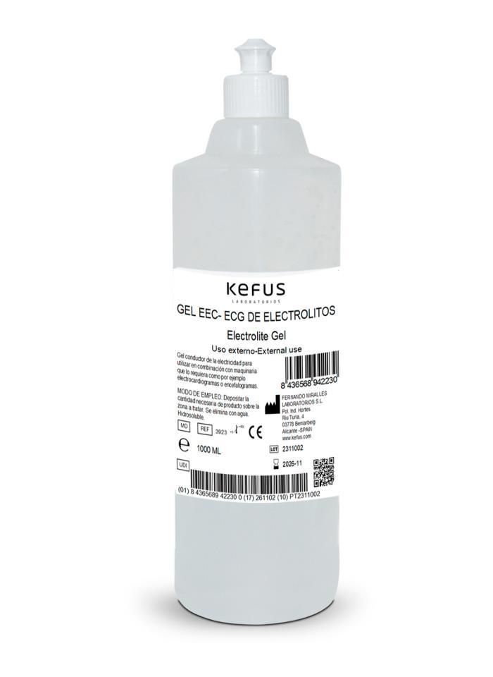 GEL EEC-ECG DE ELECTROLITOS KEFUS 1000 ML