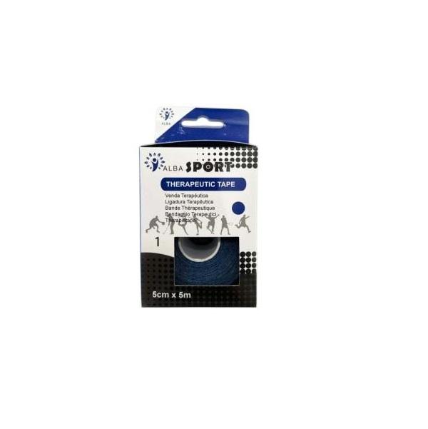 VENDAJE NEUROMUSCULAR ALBA SPORT AZUL OSCURO 5 CM