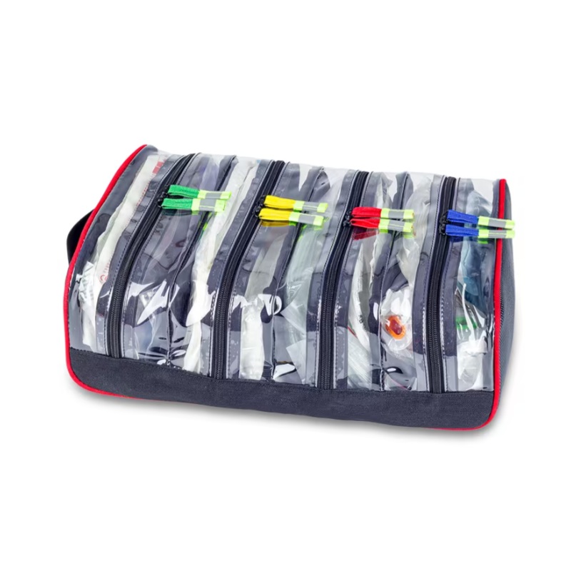 TRAY BOLSA CUATRO BOLSILLOS CON CODIGO DE COLOR Y