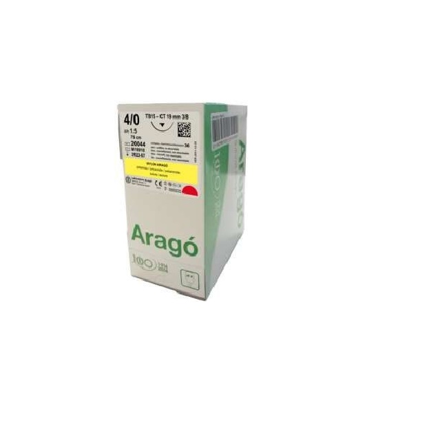 NYLON AZUL 3/0 0 45 TB-20 26MM CAJA 36 UDS