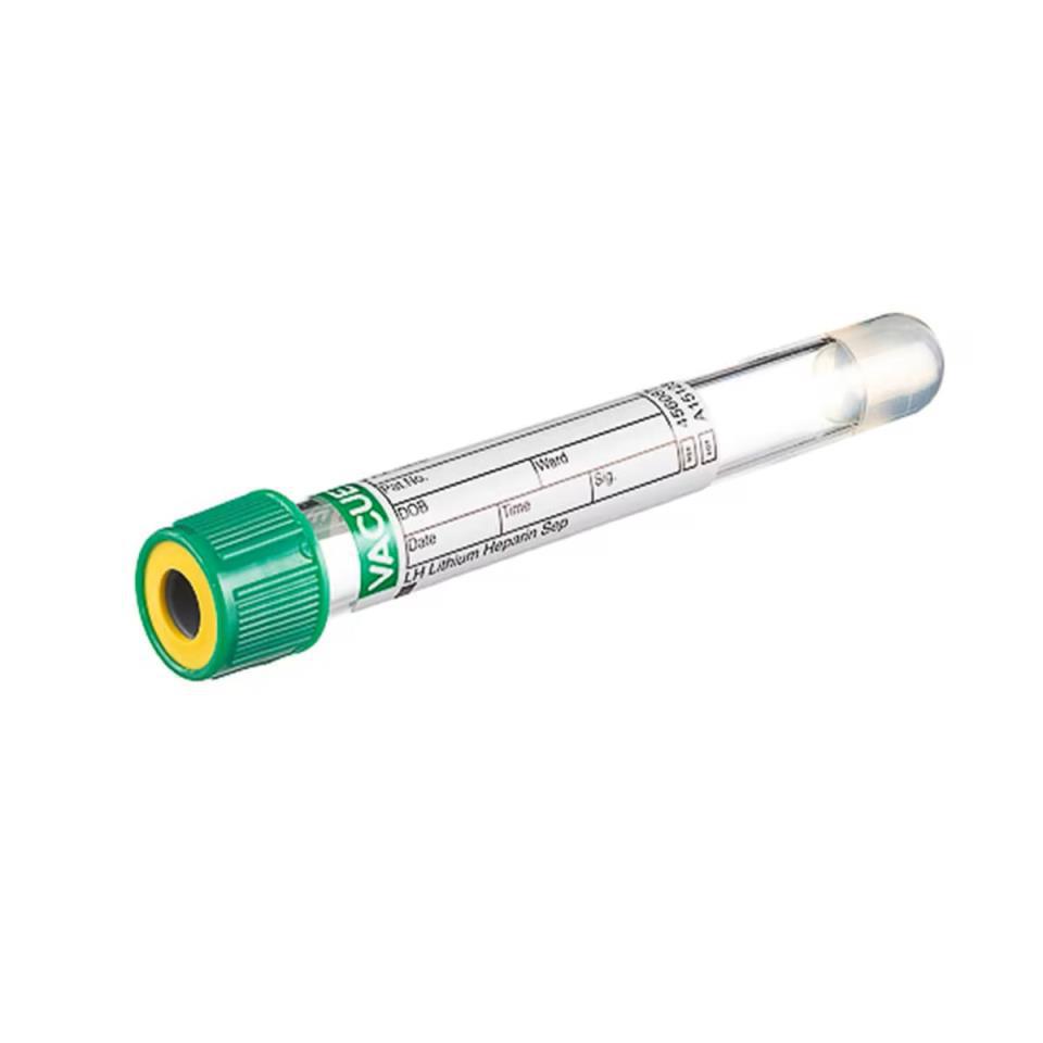 TUBO VACUETTE® LH HEPARINA LITIO Y GEL 3 5 ML 13 X