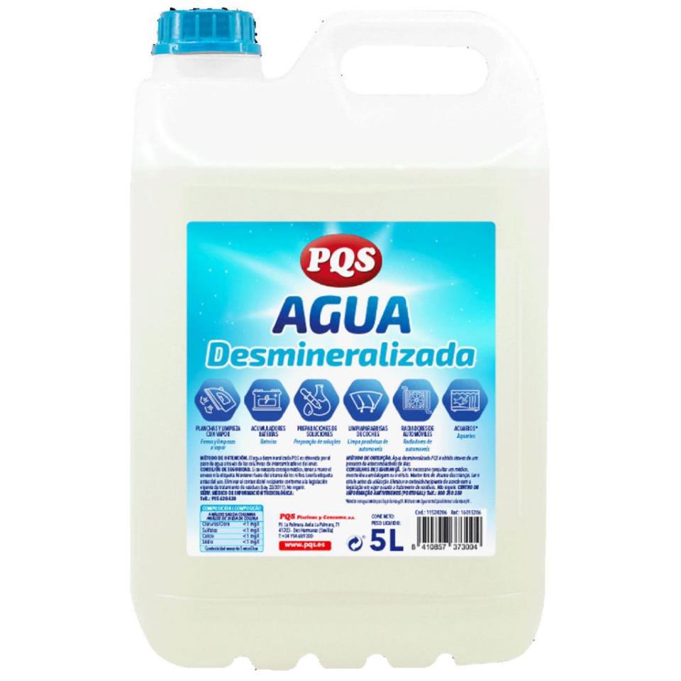 AGUA DESMINERALIZADA PQS GARRAFA 5L