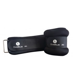 PESAS LASTRADAS NEOPRENO SVELTUS NEGRO 2KG - 2 UND