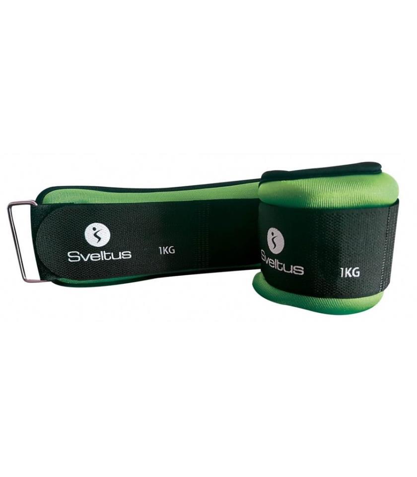 PESAS LASTRADAS NEOPRENO SVELTUS VERDE KIWI 1 KG