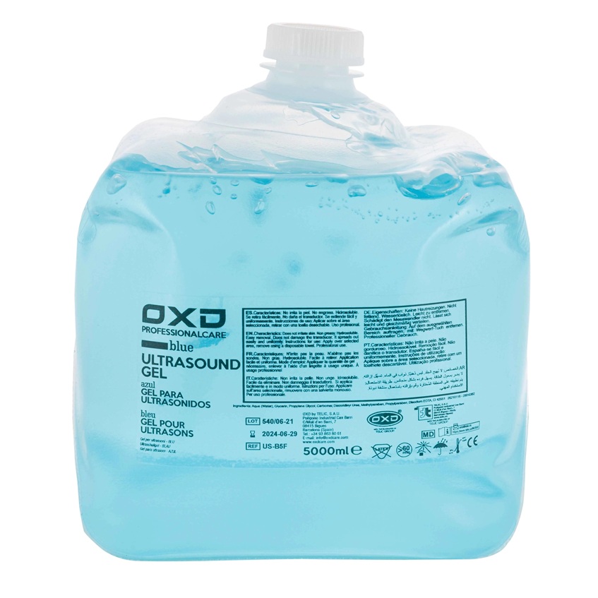 Gel conductor ultrasonidos bolsa azul 5000 ml.