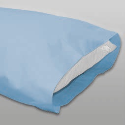 FUNDA DE ALMOHADA POLIESTER/ALGODON CELESTE CAMA 9
