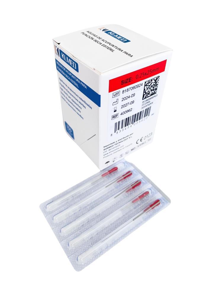 AGUJA PUNCION SECA KLMED 0 25 X 25