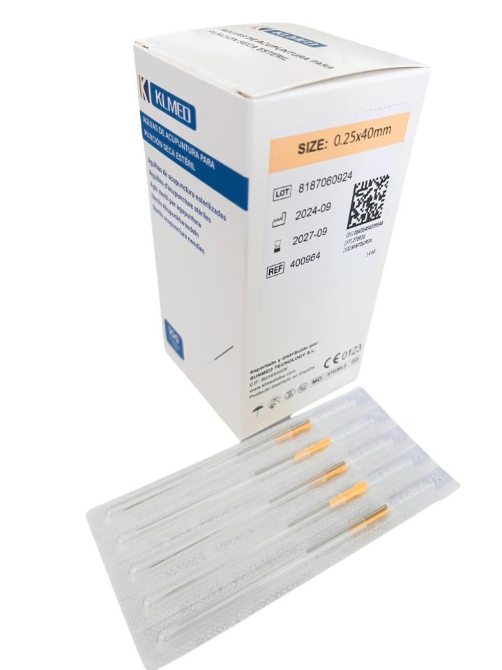 AGUJA PUNCION SECA KLMED 0 25 X 40