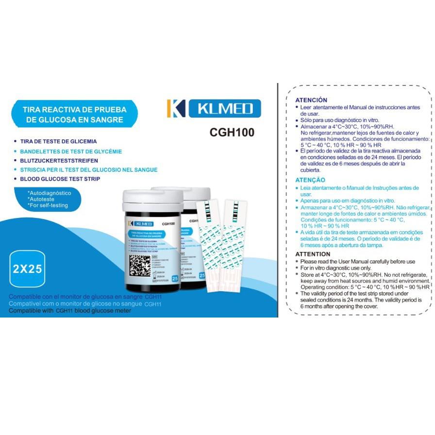 TIRAS ACTIVAS CGH100 50 UDS